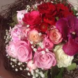 livraison fleurs bordeaux bouquet rond naissance