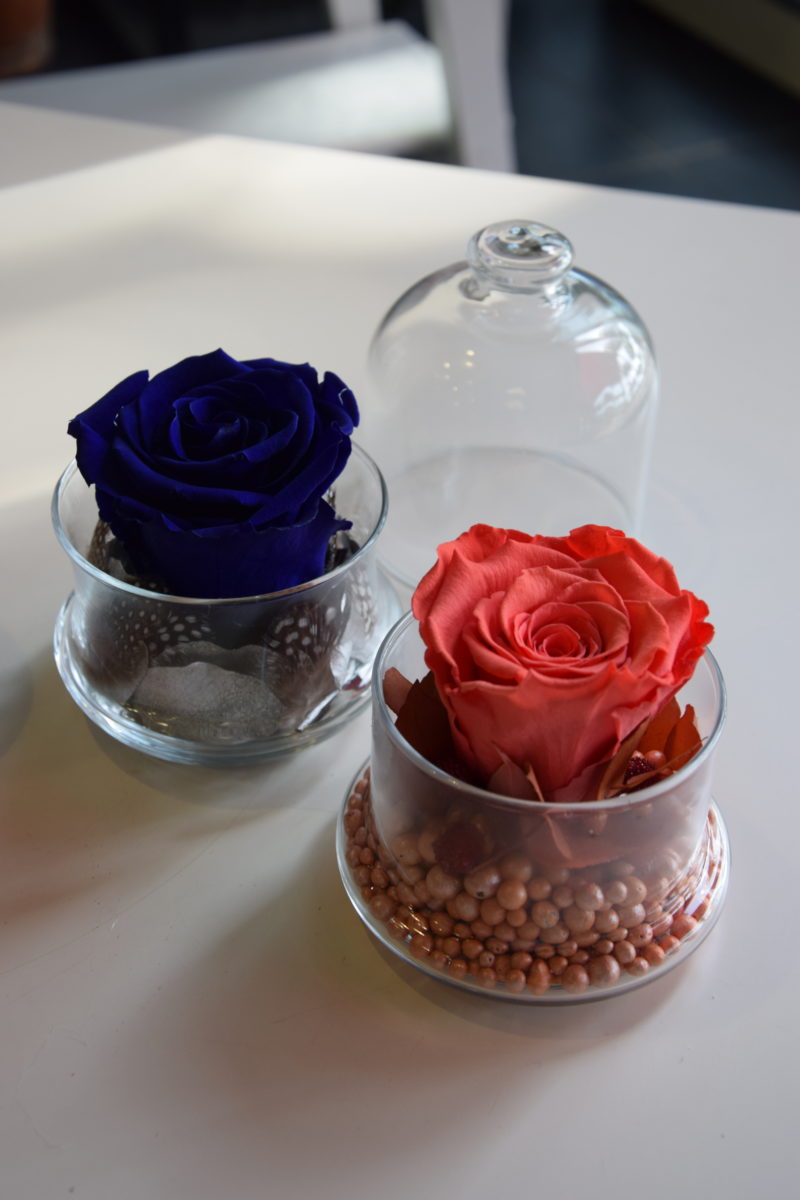 rose éternelle fleuriste bordeaux décoration cadeau anniversaire
