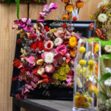 cadre floral fleurs sechees deco fleuriste bordeaux