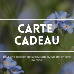 carte cadeau artisan fleuriste bègles