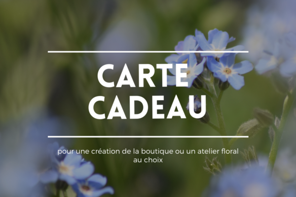 carte cadeau artisan fleuriste bègles