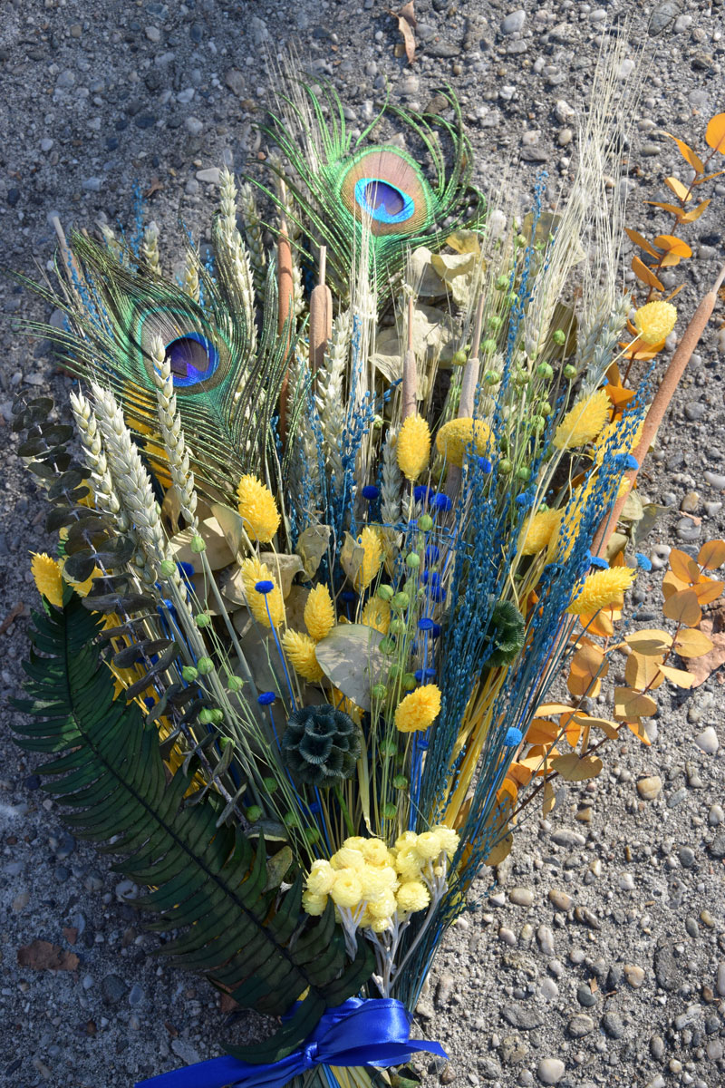 Bouquet de fleurs séchées - Carré Roses fleuriste à Bordeaux